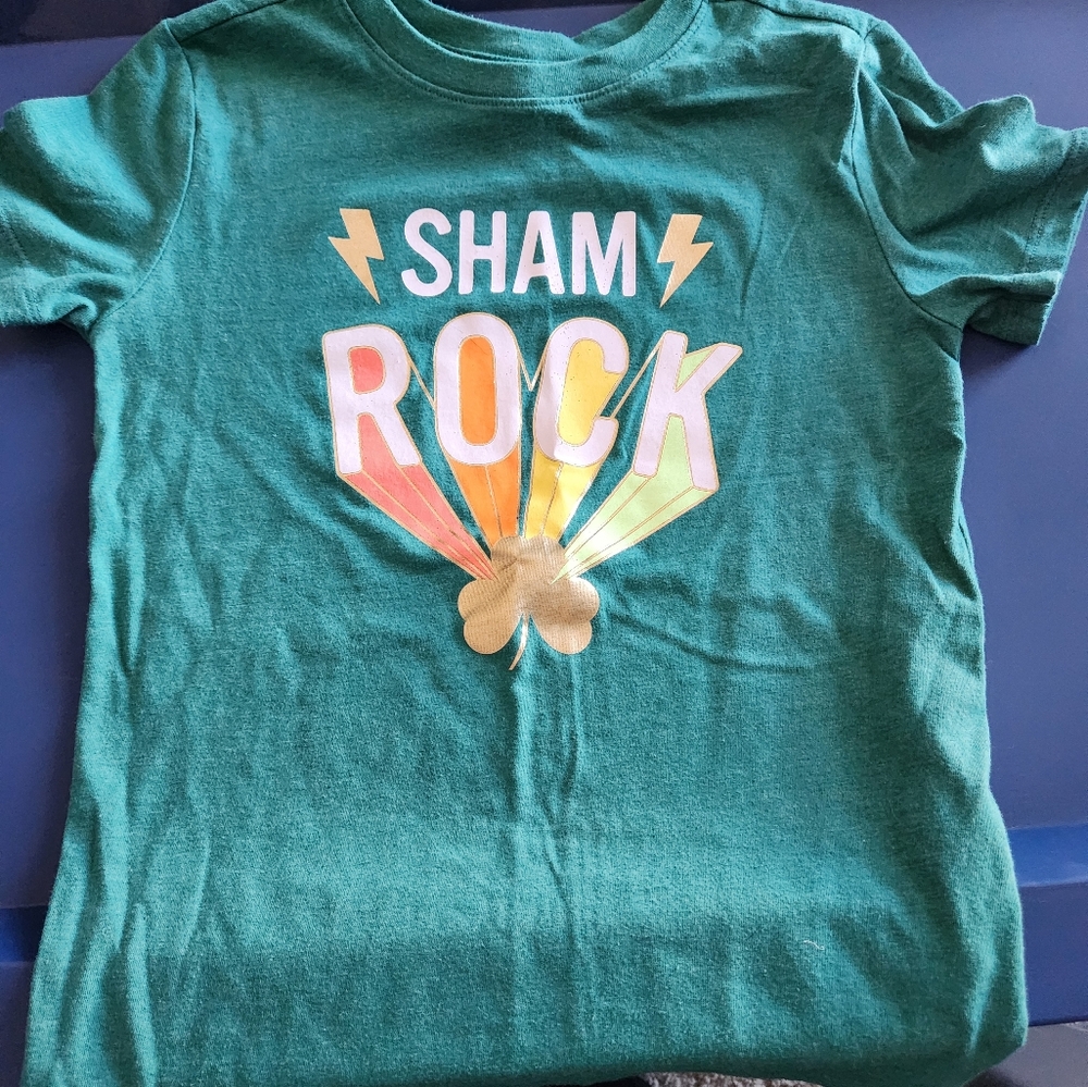Children's Green Sham Rock Tee S(6/7)